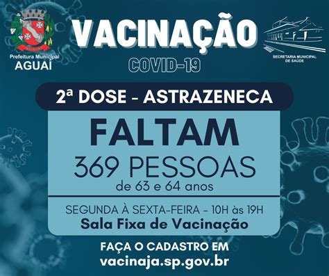 Aten O Para A Segunda Dose Para Pessoas E Anos Prefeitura