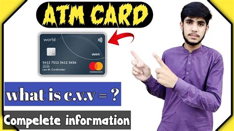 What Is Cvv Number On Debit Card Atm Card Compelete Information Youtube