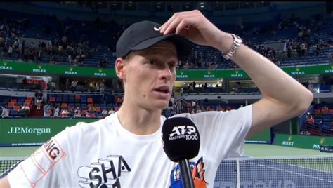 Jannik Sinner Dopo La Vittoria Contro Shelton A Shanghai Partita