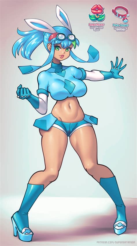 Bimbo Glaceon Rika Oc By Supersatanson Hentai Foundry