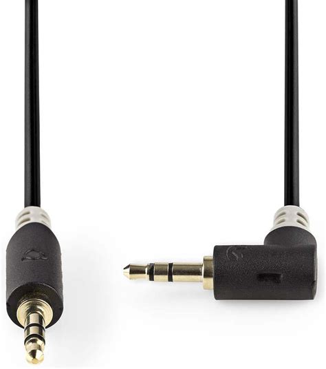 Nedis Stereo Audiokabel Mm Male Mm Male Verguld M