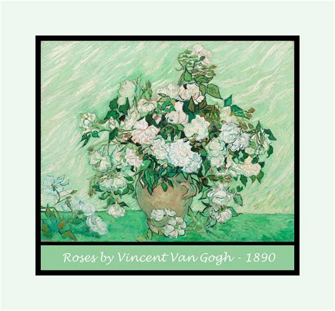 Van Gogh Vincent - Roses Premium Poster | Brandywine General Store