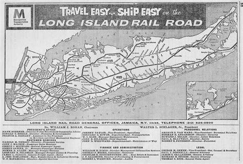 An official, 1969 system map of the Long Island Rail Road. Author's