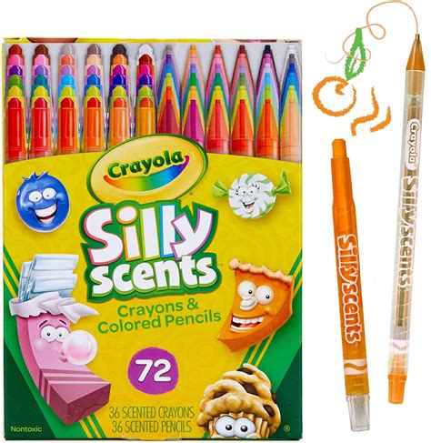 Crayola Silly Scents Twistables Scented Crayons Colored Pencils