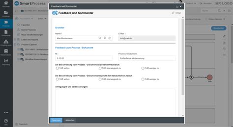 Webbasierte Prozessmanagement Software Smartprocess