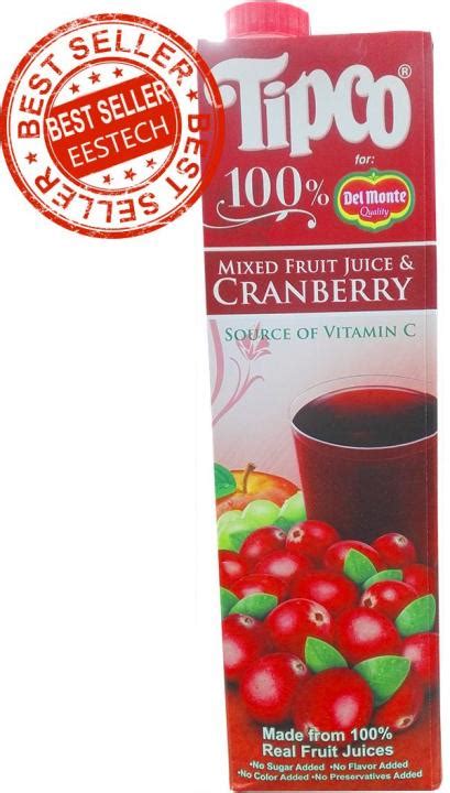 Tipco Cranberry Mixed Fruit Juice 1l Lazada Ph