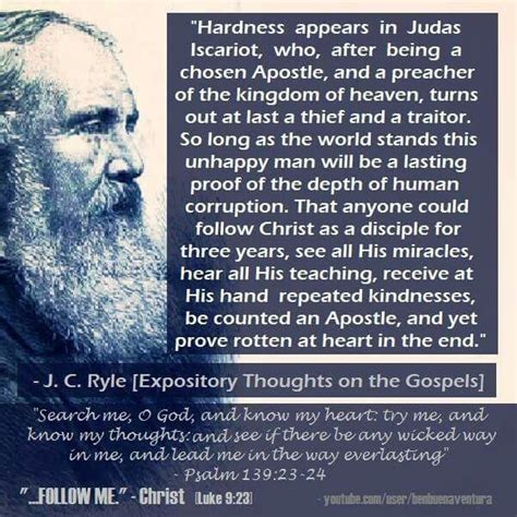 Christian Quotes J C Ryle Quotes Judas Iscariot False Disciple