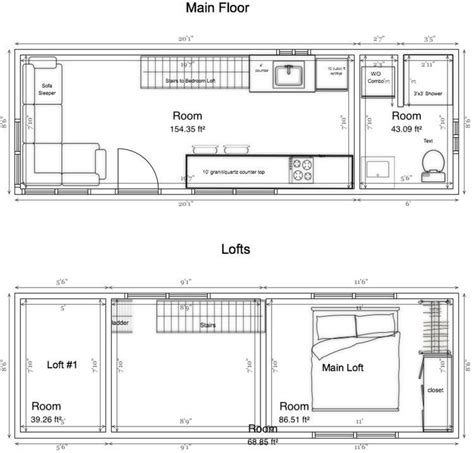 26 Custom Tiny House On Wheels By Big Freedom Tiny Homes Tiny House Floor Plans Tiny House