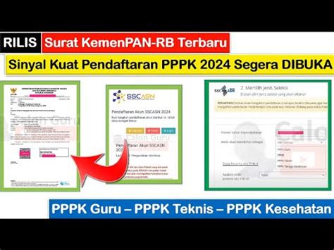 Kabar Gembira KemenPAN RB Tentang Jadwal Pendaftaran PPPK 2024 Segera