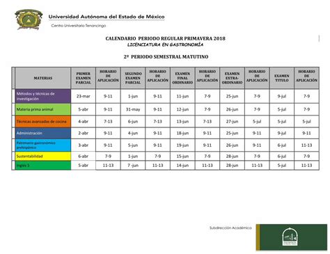 PDF 2º PERIODO SEMESTRAL MATUTINO cutenancingo uaemex