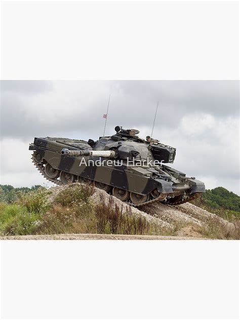 Fv4201 Chieftain Main Battle Tank Poster For Sale By Andyhkr Redbubble