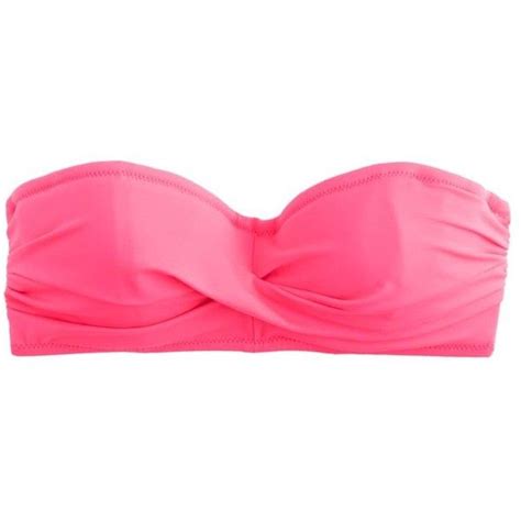 J Crew Dd Cup Neon Twist Bandeau Underwire Bikini Top 68 Liked On