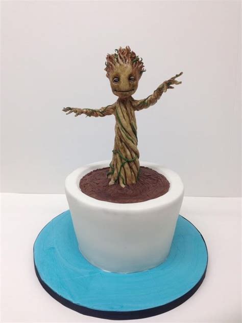 This Baby Groot Cake Will Make You Feel Like Dancing Guardians Of The