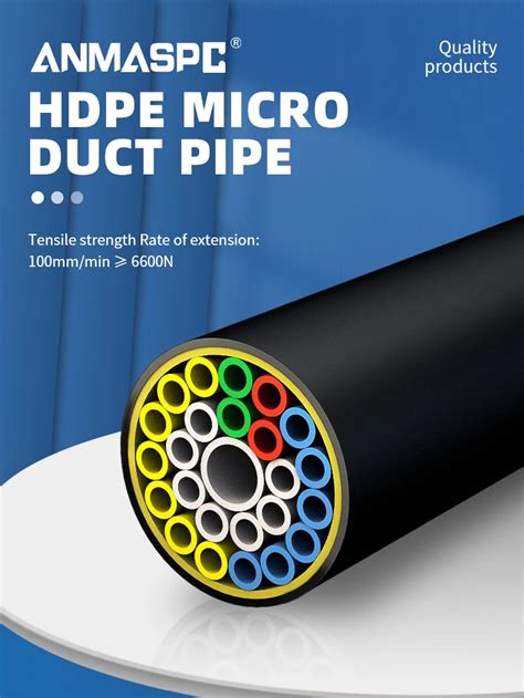 Circle Way Hdpe Microduct Tube Bundle For Air Blowing Fiber Optical