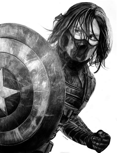 Winter Soldier Drawings