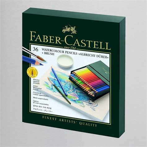 Faber Castell Albrecht Durer Artists Watercolour Pencils With Brush In