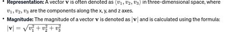 Vector Formulas with Solved Examples - Eason Academy