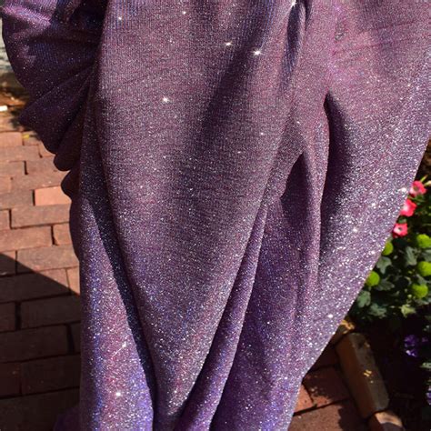 Purple Reflective Mesh Fabric Colorful Starry Sky Fabric Etsy