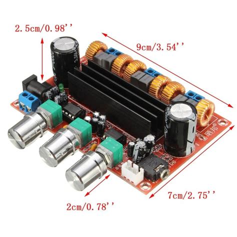 Dc V Tpa D Channel Digital Subwoofer Power Amplifier Board