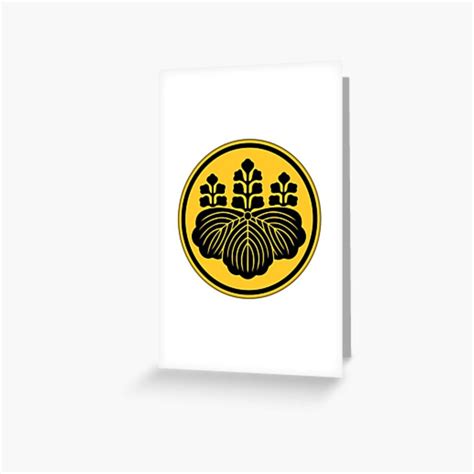 "Toyotomi Clan Kamon" Greeting Card for Sale by Takeda-art