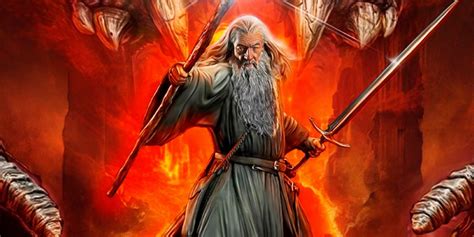 Gandalf Faces Down The Balrog In Incredibly Epic Lord Of The Rings Art