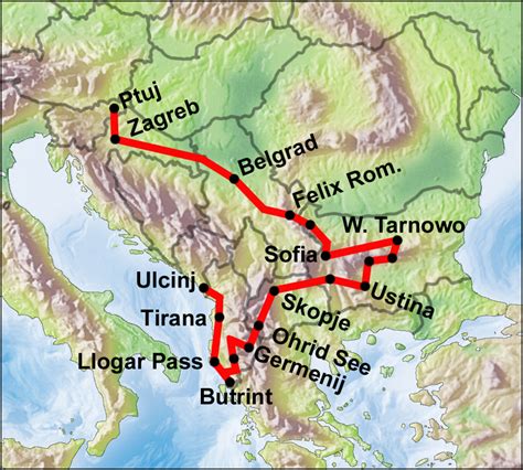Route 27 - Through the Gorgres of the Balcan - Mir Tours & Services GmbH