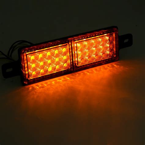 Pcs Universal Truck Trailer Bull Bar Front Led Indicator Park Light