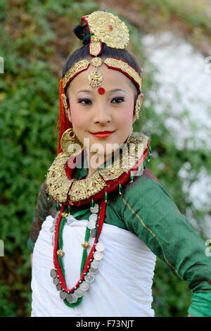 Bhutia Woman, Sikkim, India Stock Photo - Alamy