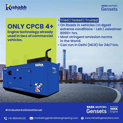 Kirloskar Diesel Generators 125 Kva Cpcb Iv Generator Manufacturer