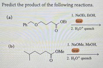 Answered Predict The Product Of The Following Reactions A Naoet