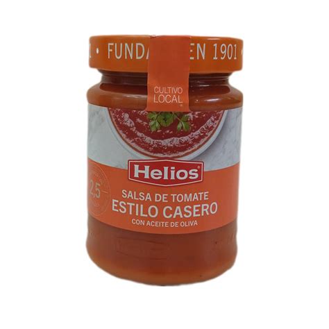 Salsa De Tomate Estilo Casero Con Aceite De Oliva Helios 300 G 10 58