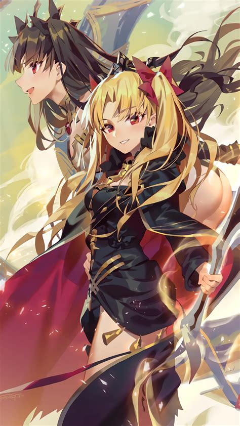 Ereshkigal And Ishtar Fategrand Order 1800x3200 Ranimewallpaper