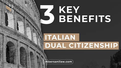 Key Benefits Of Italian Dual Citizenship Youtube