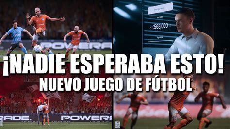 NADIE LO ESPERABA NACE UN NUEVO JUEGO DE FÚTBOL Y SORPRENDE A TODA LA