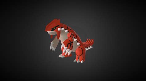 Groudon Buy Royalty Free D Model By Chirag Chiraghirani