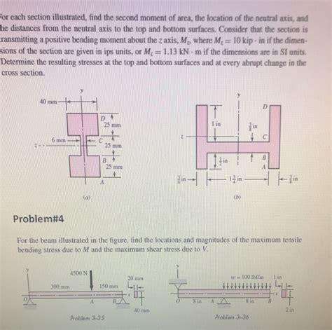 Solved or each section illustrated, find the second moment | Chegg.com