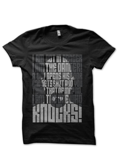 Heisenberg Is The Danger Black T-Shirt - Swag Shirts