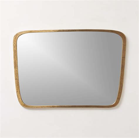 Ponder Brass Wall Mirror 48 X34 Reviews Cb2