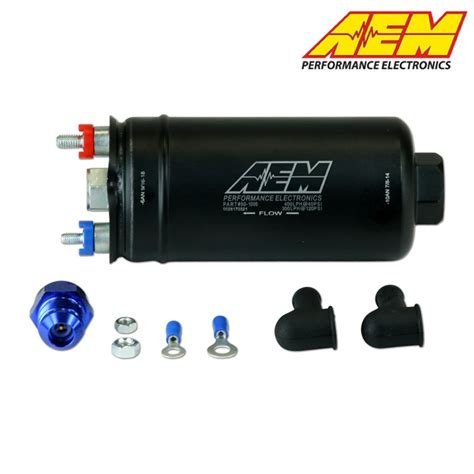 Aem 400lph 044 Type Inline High Flow Fuel Pump Essex Rotary Store