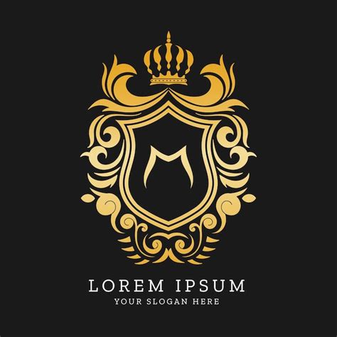 Premium Vector Luxury Monogram Logo Template Premium Vector