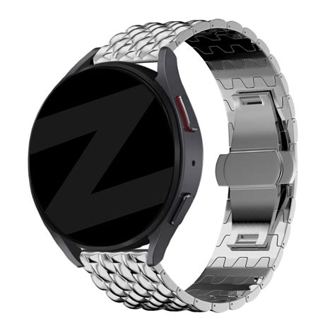 Amazfit Gts Stahlenband Dragon Silber Smartwatcharmbaender De