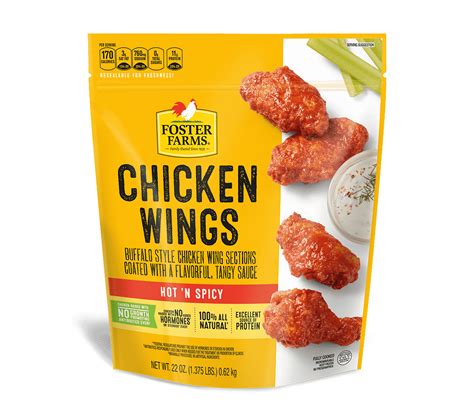 Hot And Spicy Chicken Wings 22 Oz Products Foster Farms