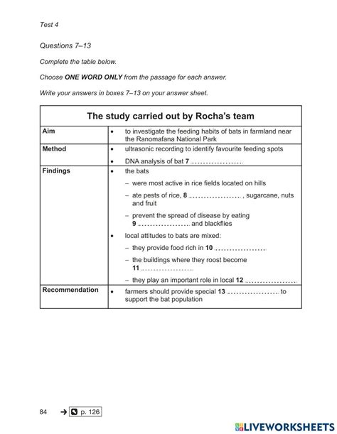 Cambridge Ielts 17 Reading 41 Worksheet Live Worksheets