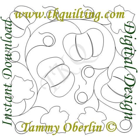 High Quality Digitized Quilting Pattern By Tammy Oberlin Tk Quilting