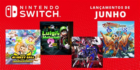 Descobre Os Jogos Que Chegarão à Nintendo Switch Este Mês Junho De