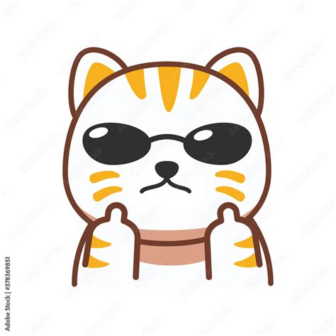 A cat with middle finger. Isolated Vector Illustration Stock Vector ...