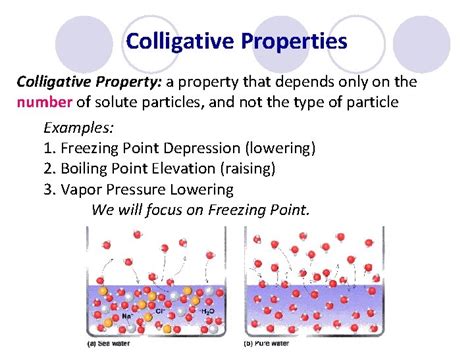 colligative properties colligative properties colligative property