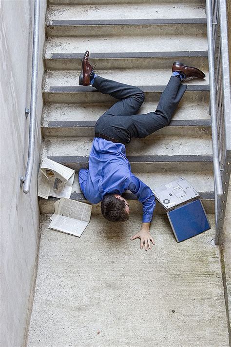 Man Falling Down Stairs Platinum Coast Blog