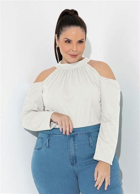 Plus Size Feminino Marguerite