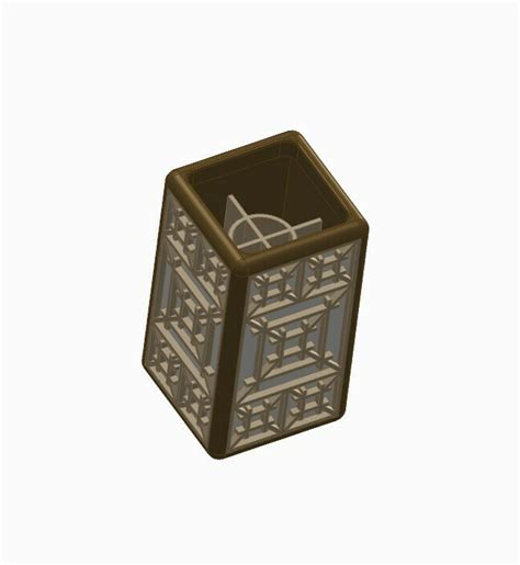 Fichier STL Boîte Kumiko Cube Porte stylo Déco Boîte cadeau Design